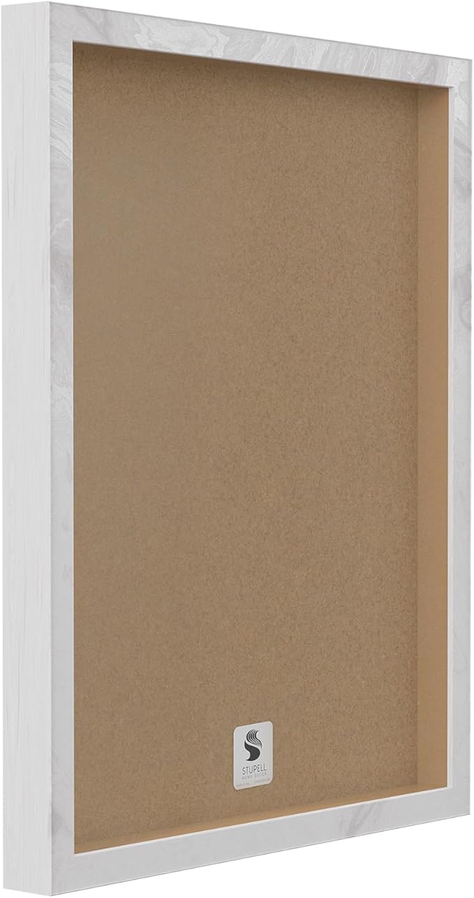 Stupell Industries Abstract Mindfulness Exercise Framed Giclee Wall Art Design by Tim Parker, White Framed, 20 x 16