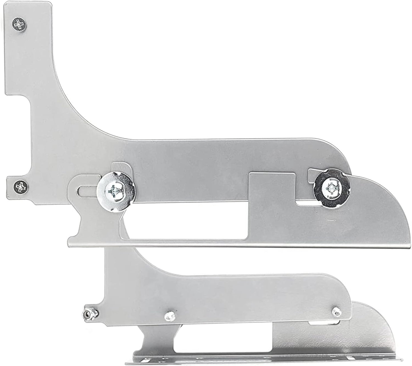 5WB-DMKIT Metal Door Shelf Mount Silver Kit for 5wb1 5wb2 5cw2 Organizer Basket Series RV Pull Out Wire Baskets Cabinet Kitchen Cookware Organizers Waste Containers