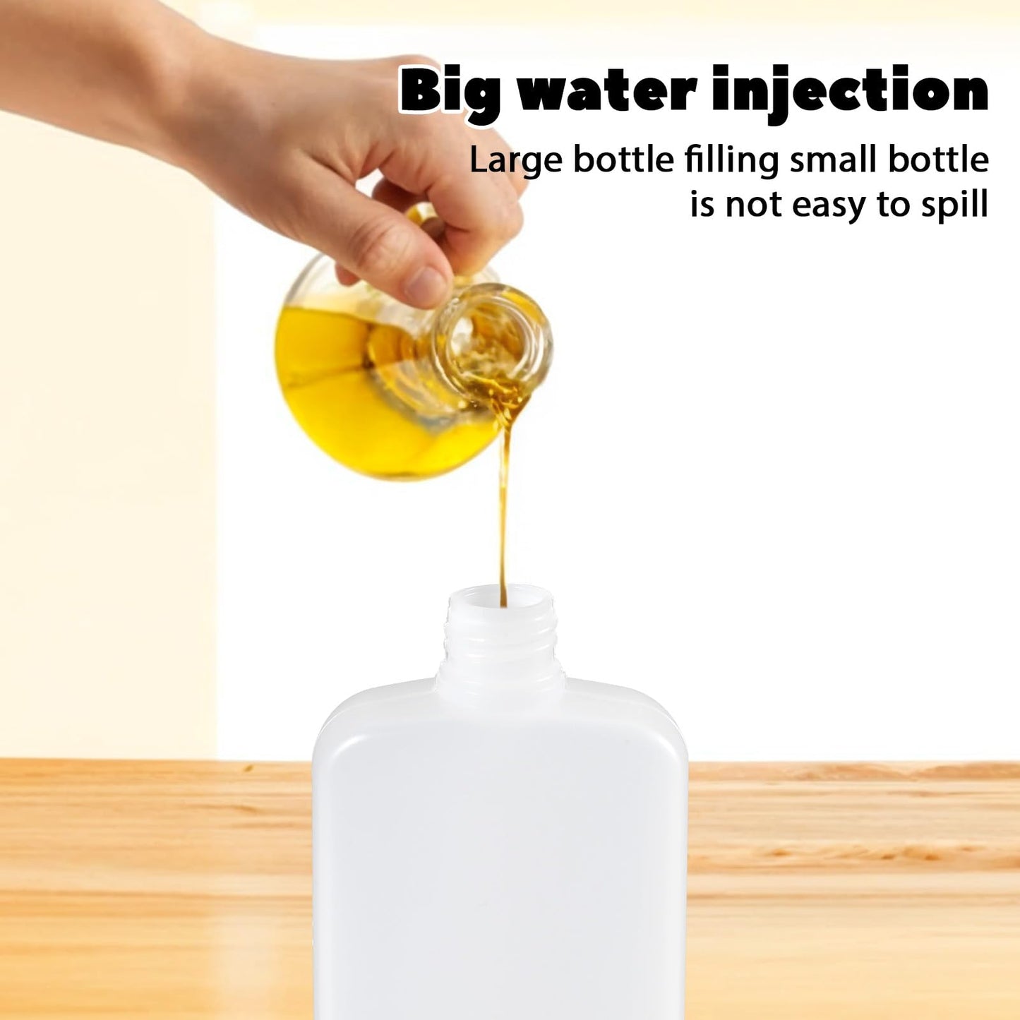 KALIONE Oil Dispenser Bottle for Camping & Cooking, 4oz Squeeze Condiment Bottle, 2 Pack, High Density Polyethylene, 118.29ml, Reusable, Leak-proof Screw Cap