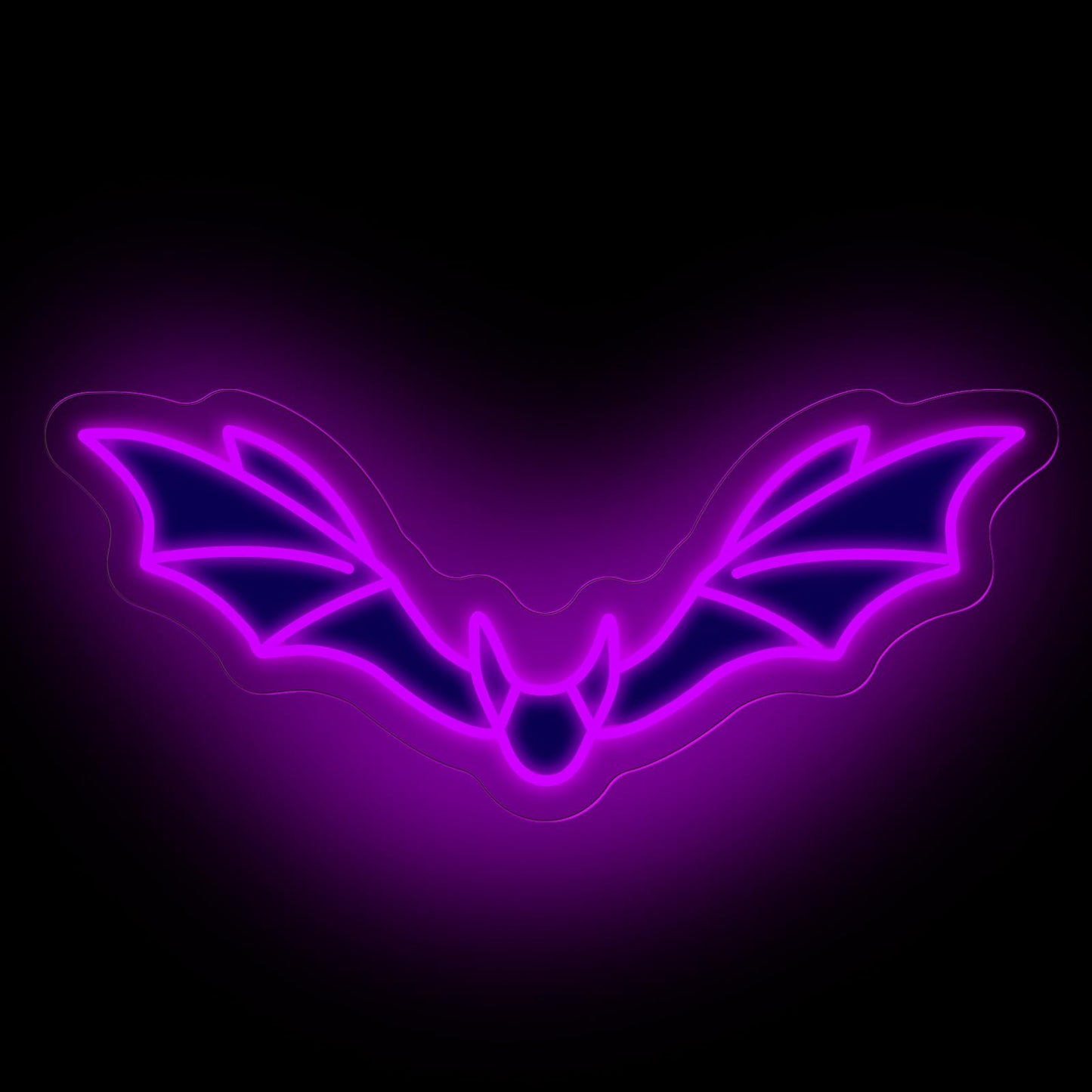 Bat Neon Sign, Halloween Bats Decor, Horror Bedroom Dorm Wall Decoration, Bat Lovers Gift, Gothic Home Wall Room Decor, Red, 15.7"x6.9"