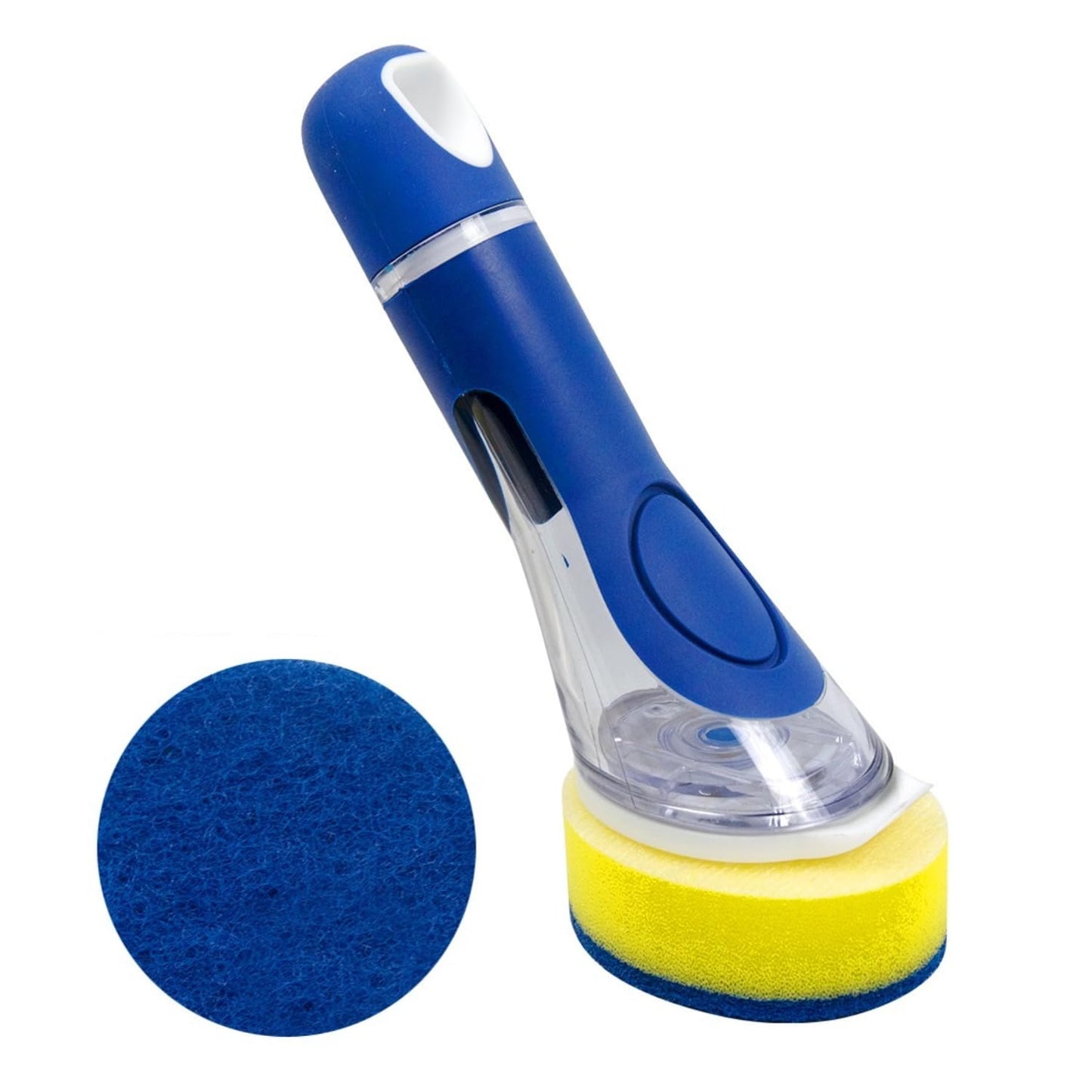 CELOX Dish Sponge with Handle, Dish Sponge with Soap Dispenser for Cleaning Kitchen