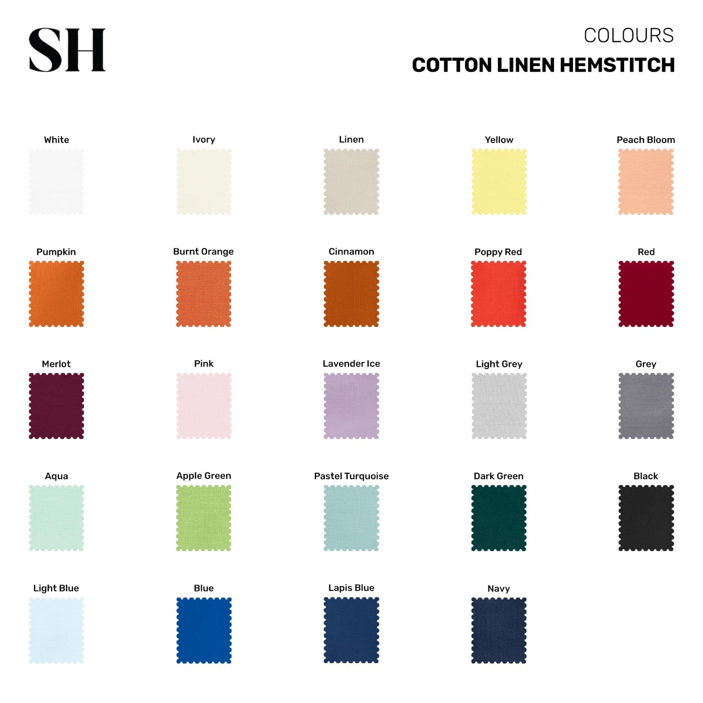 Solino Home Yellow Placemats Set of 4 - Cotton Linen Hemstitch Placemats 14 x 19 Inch for Spring, Summer, Mothers Day