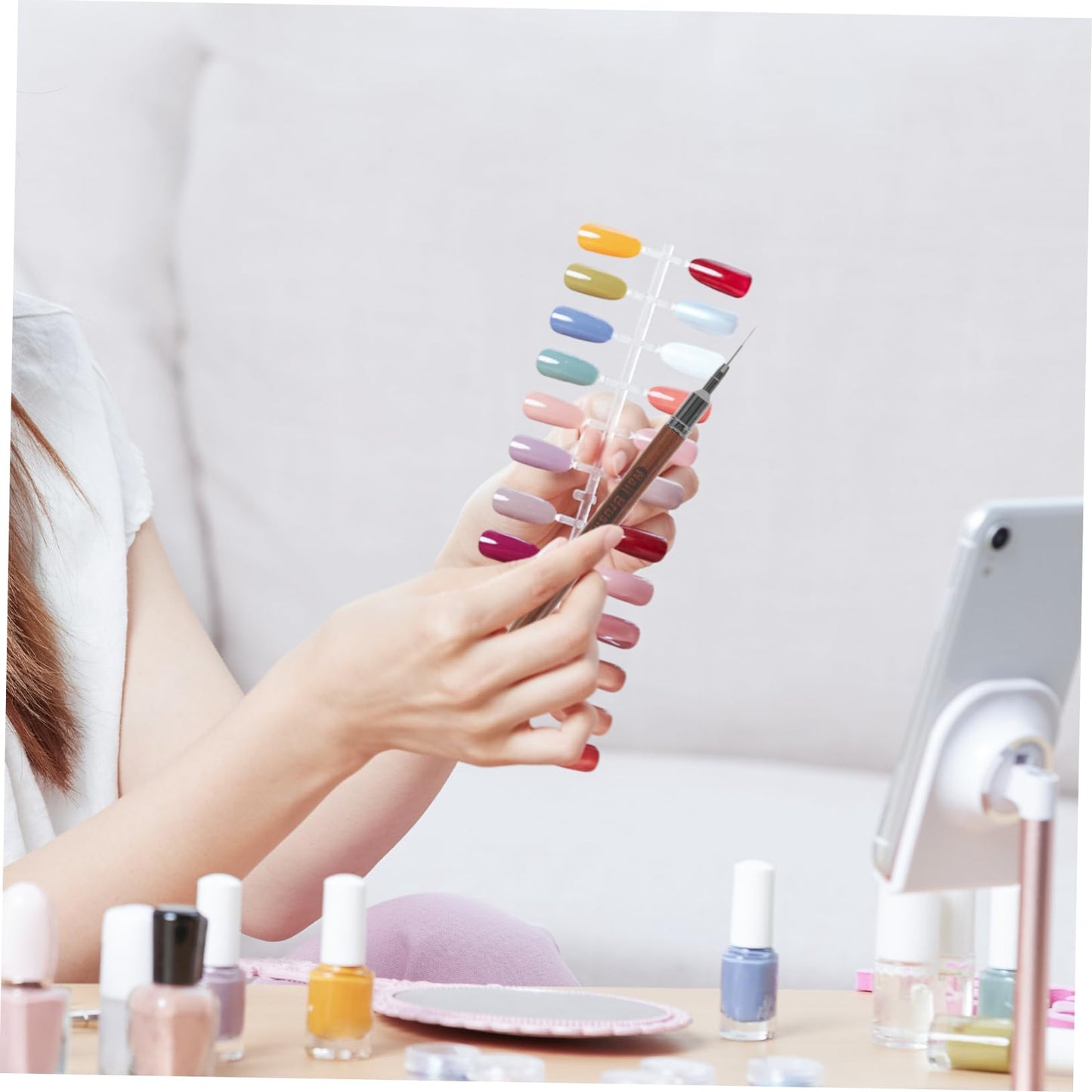 SAFIGLE Fine Tip Nail Art Pen Nail Polish Corrector Pen Manicure Painting Tool