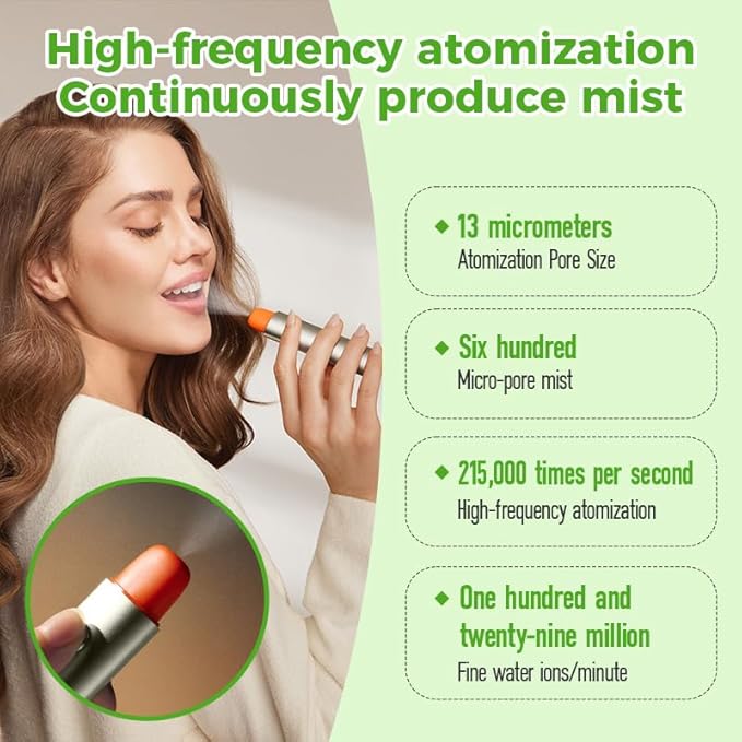 Smart Electric Oral Spray - Mouth Spray Fresh Breath, Cool Mint Breath Spray, Mouth Freshener Spray, Rechargeable, Alcohol Free, With 8 Pods (Classic+8 Bombs)