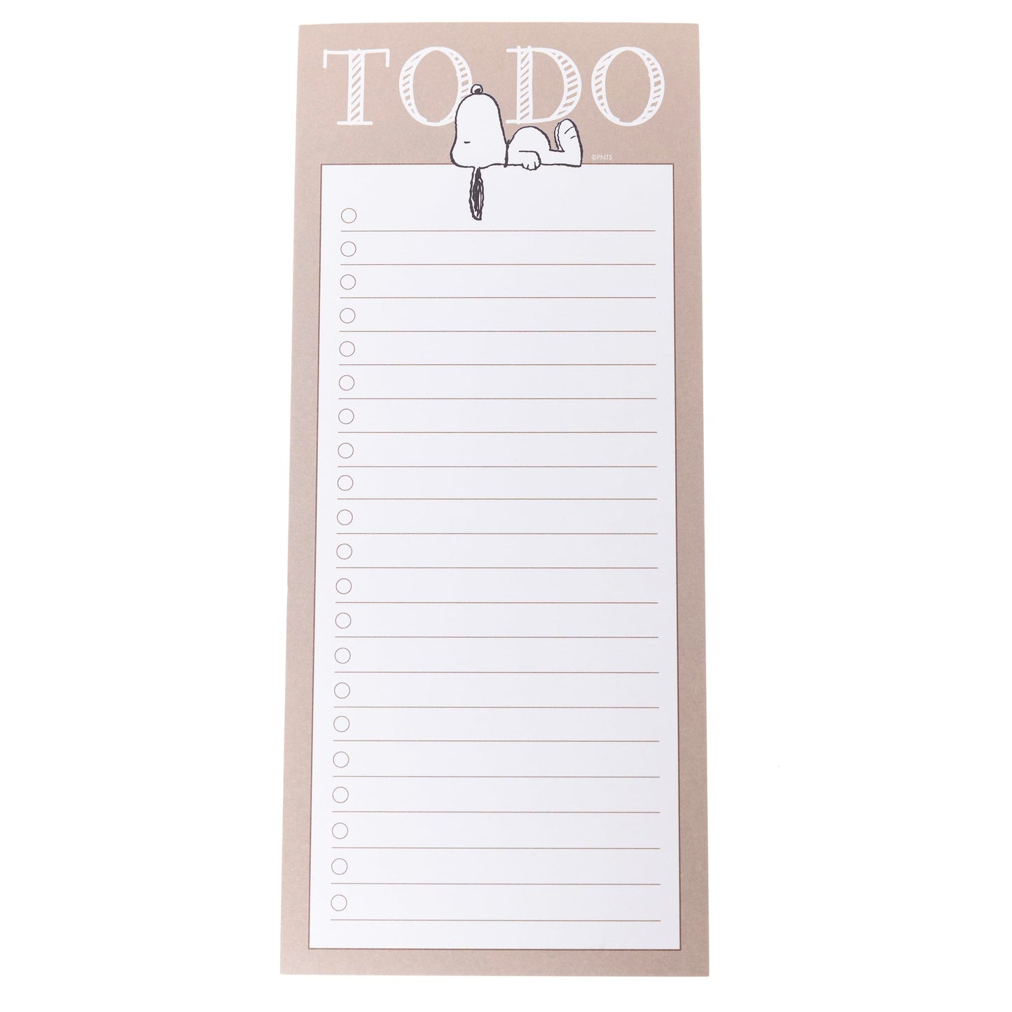 Graphique Snoopy Magnetic Notepad, 100 Tear-Away Sheets for Grocery, Shopping & To-Do Lists, Magnetic Writing Pad for Fridge, Kitchen, Office, Fun Gift for Snoopy Lovers