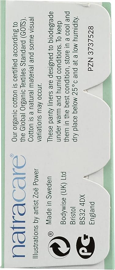 natracare Panty Liners, Cotton, 22 ct, 5 Boxes (110 Liners Total)