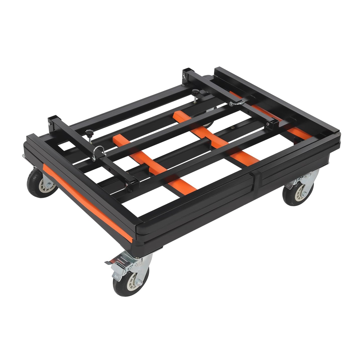 FXEIPOL Folding Drywall Cart 997.9Kg/2200Lbs Panel Cart Portable Panel Truck Cart with 2 Bundle Straps Drywall Dolly for Home, Warehouse, Workplace