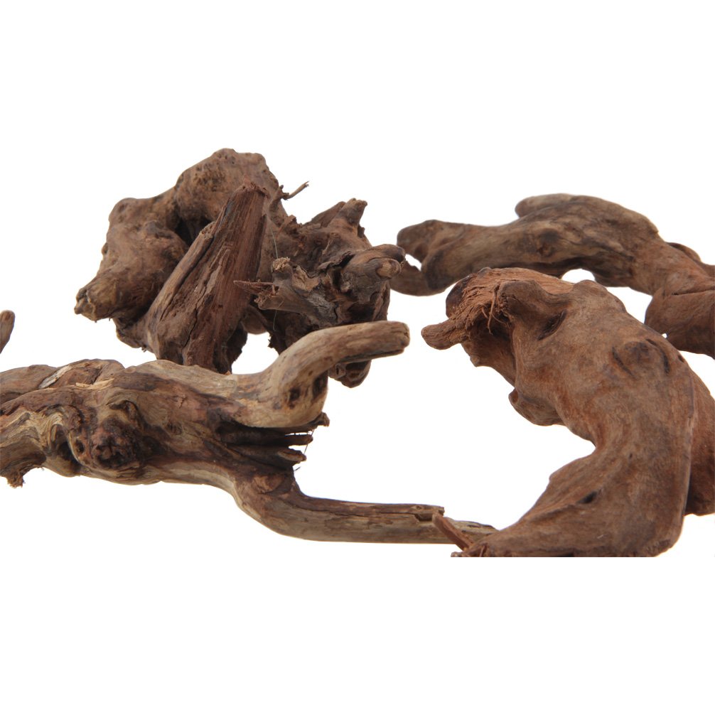 emours Driftwood Branches Reptiles Aquarium Decoration Assorted Size,(6-10 inch in Length),4 Pieces