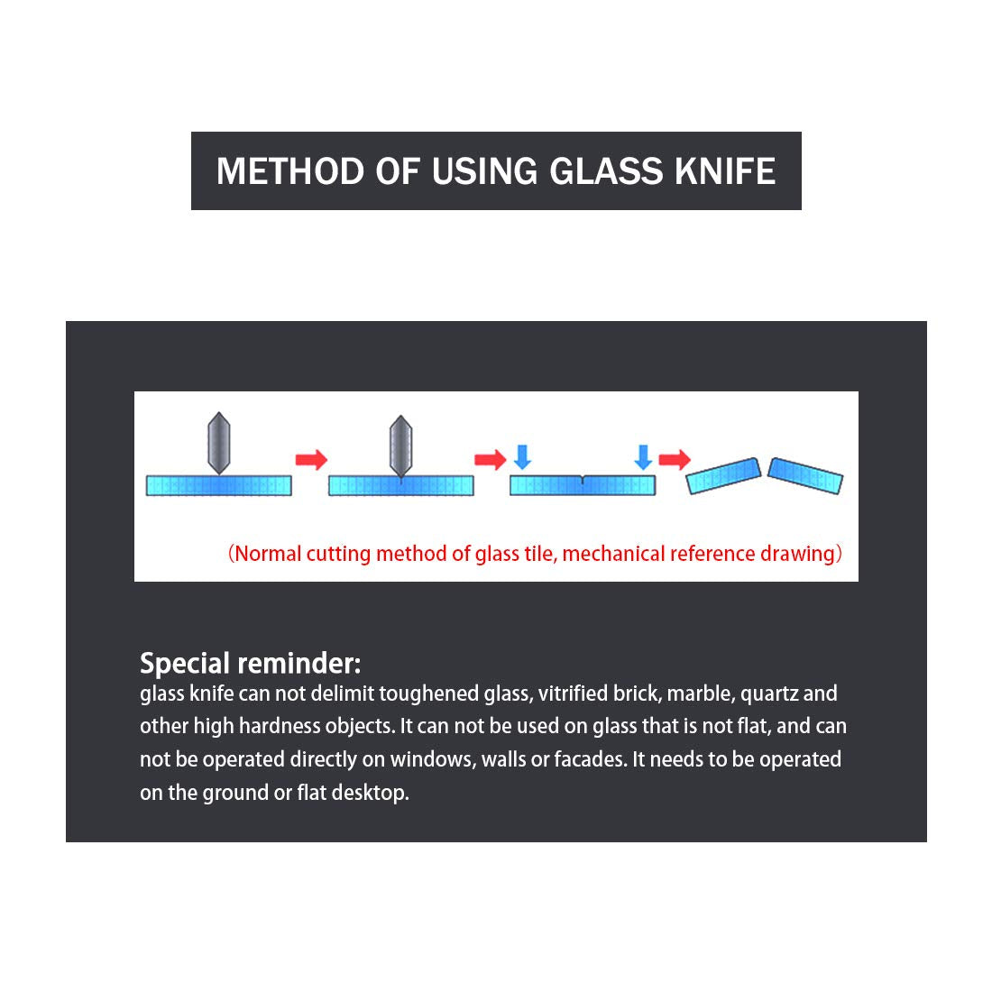 Glass Cutter Tool Set, 2mm-20mm Pencil Style Oil Feed Carbide Tip with Extra Replacement Head and Oil Dropper for Mosaic/Tiles/Mirror/Stained Glass Cutting