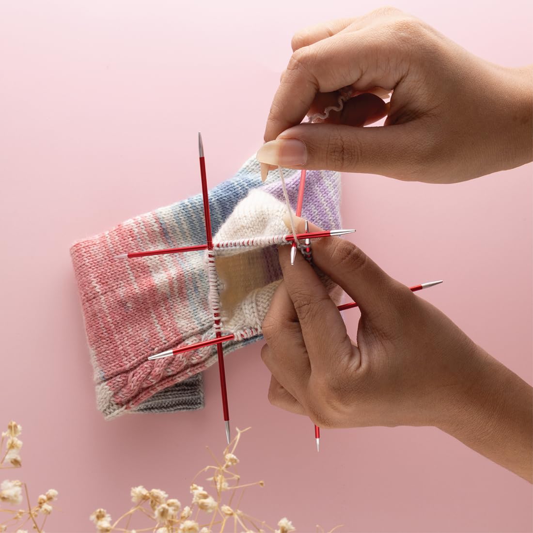 KnitPro Zing Starter Double Pointed Needle Set 6" (15cm) | 5 US Sizes (0 to 6)