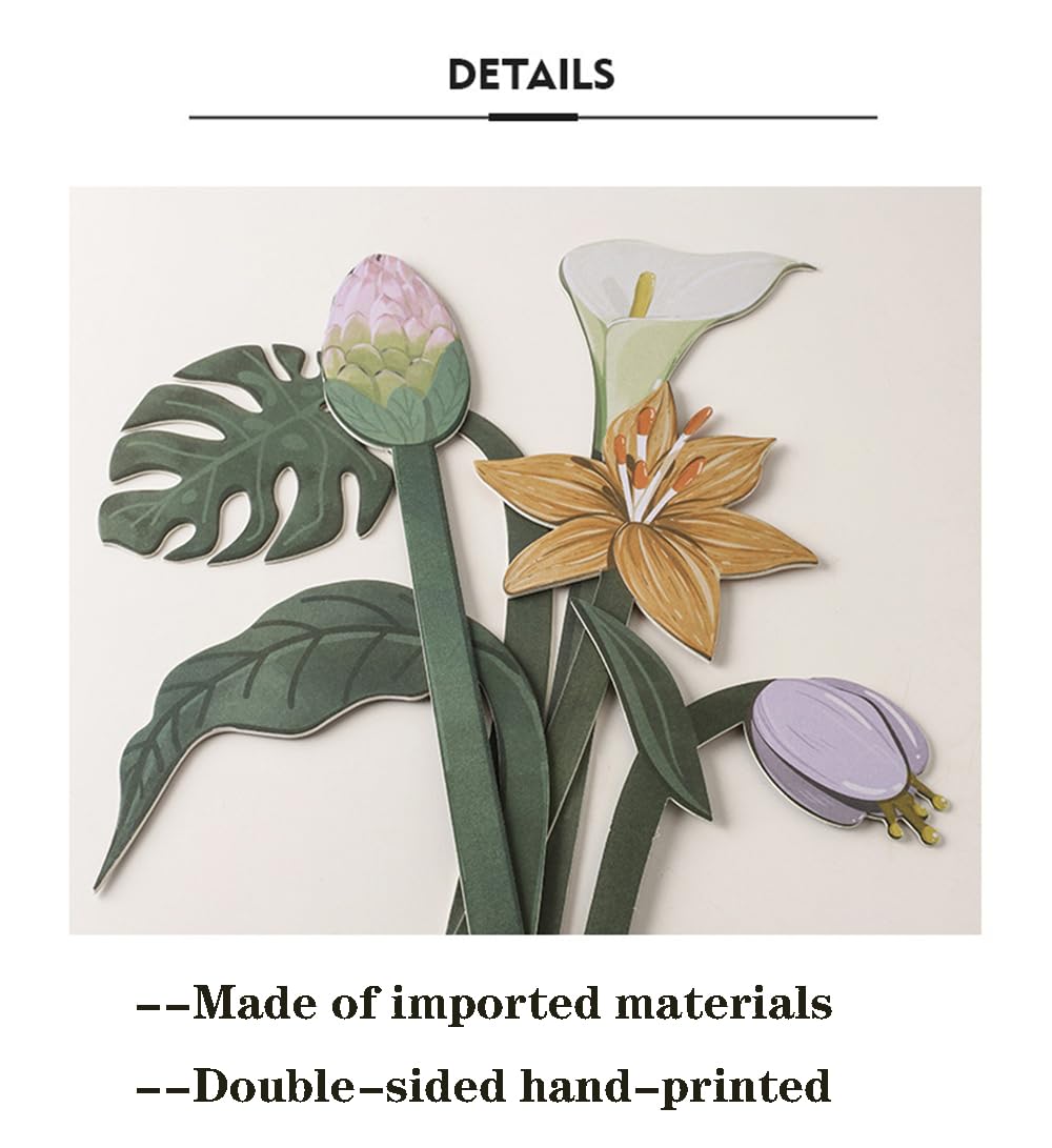 Paper Flower Card Diffuser, Hand-Painted Bouquet Fragrance Card Fragrance Paper Art Diffuser Home Decor for Table, Living Room, Bedroom