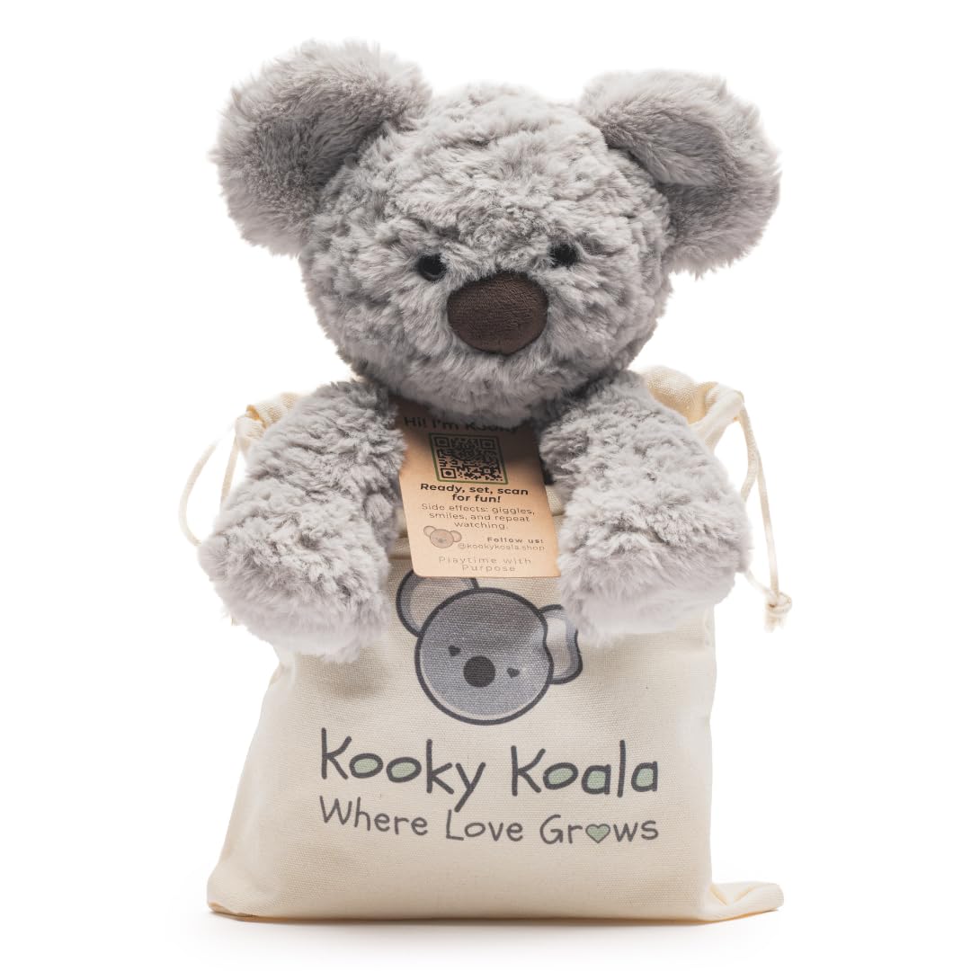 kooky koala™ Koala Plush Teddy Bear – Ultra-Soft 9” Luxury Stuffed Animal with Tree Planted & Personalized Digital Certificate – Meaningful Keepsake Gift for Kids 3+