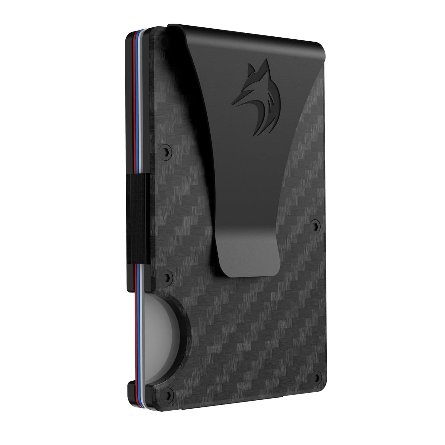 TRAVELINGO Slim RFID Blocking Wallet For Men - Light Weight, Durable & Compact- Minimalist Wallet With Money Clip (Carbon Fiber)