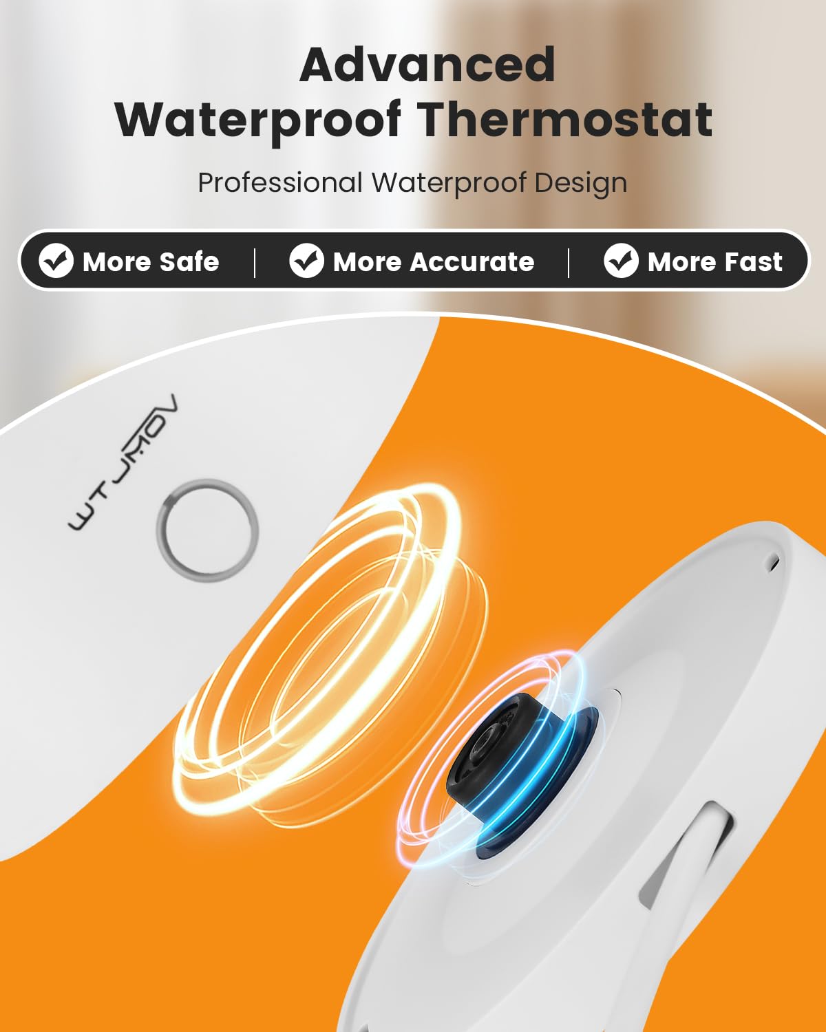 WTJMOV Electric Kettle Stainless Steel, 1.0L Small Water Boiler 1200W Fast Boiling, Double Wall Tea Kettle Pot Automatic Shut Off, Durable Coffee & Tea Maker/Warmer/Heater White