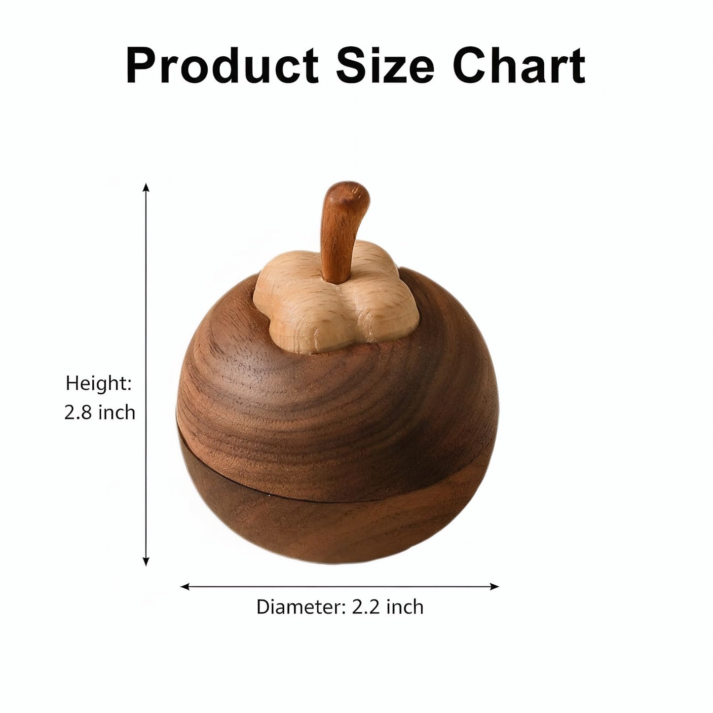 Nythriel Layered Wood Passive Diffuser Petal-Like, Small Portable Essential Oil Aromatherapy Decor, Mini No-Electric Natural Boho Walnut Accent for Car, Desk, Travel, Rooms, Home, Office