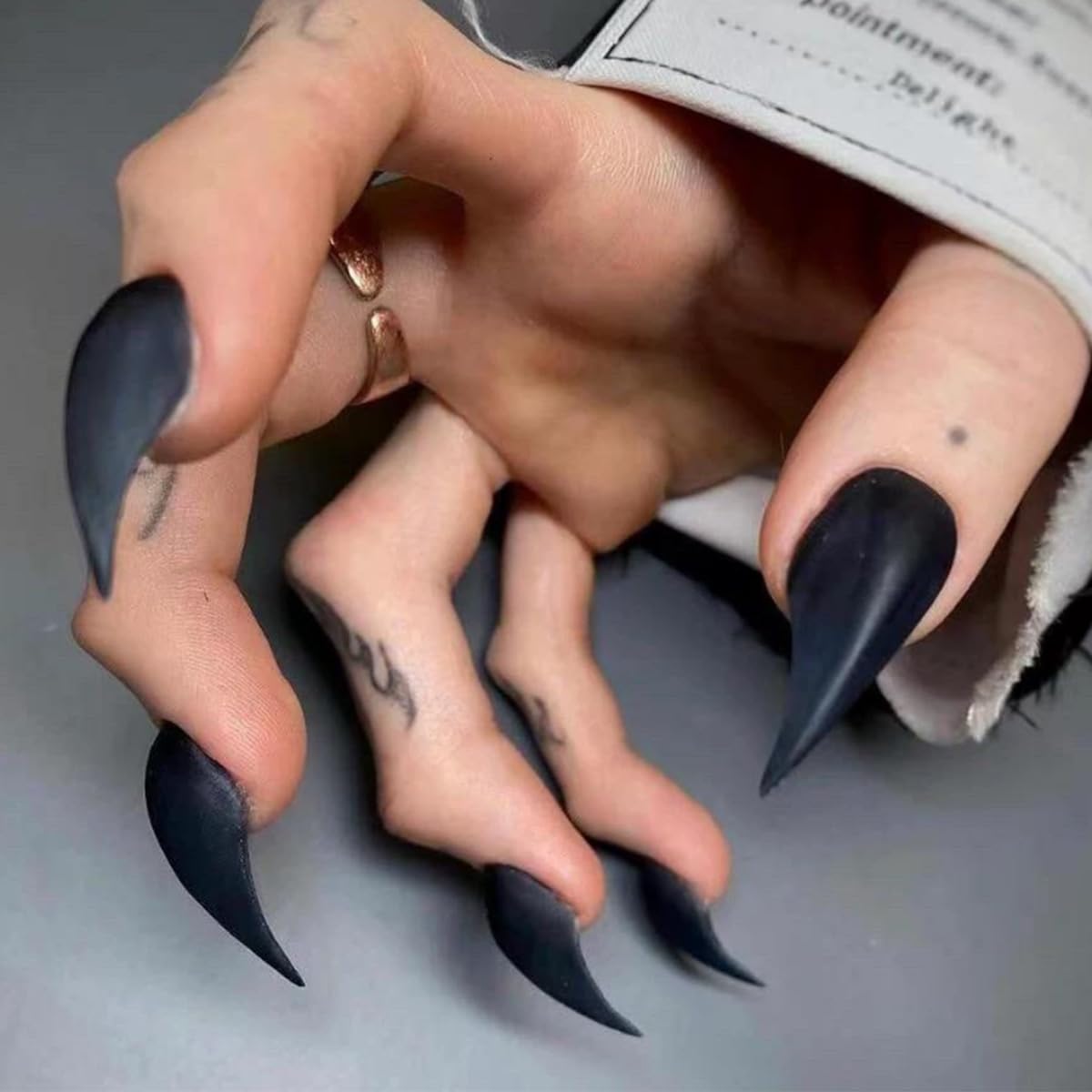 Handmade Polished Press On Nails Short Long Detachable Reusable Fake Nail Eagle Cat Dragon Claw Artistic Design Nail