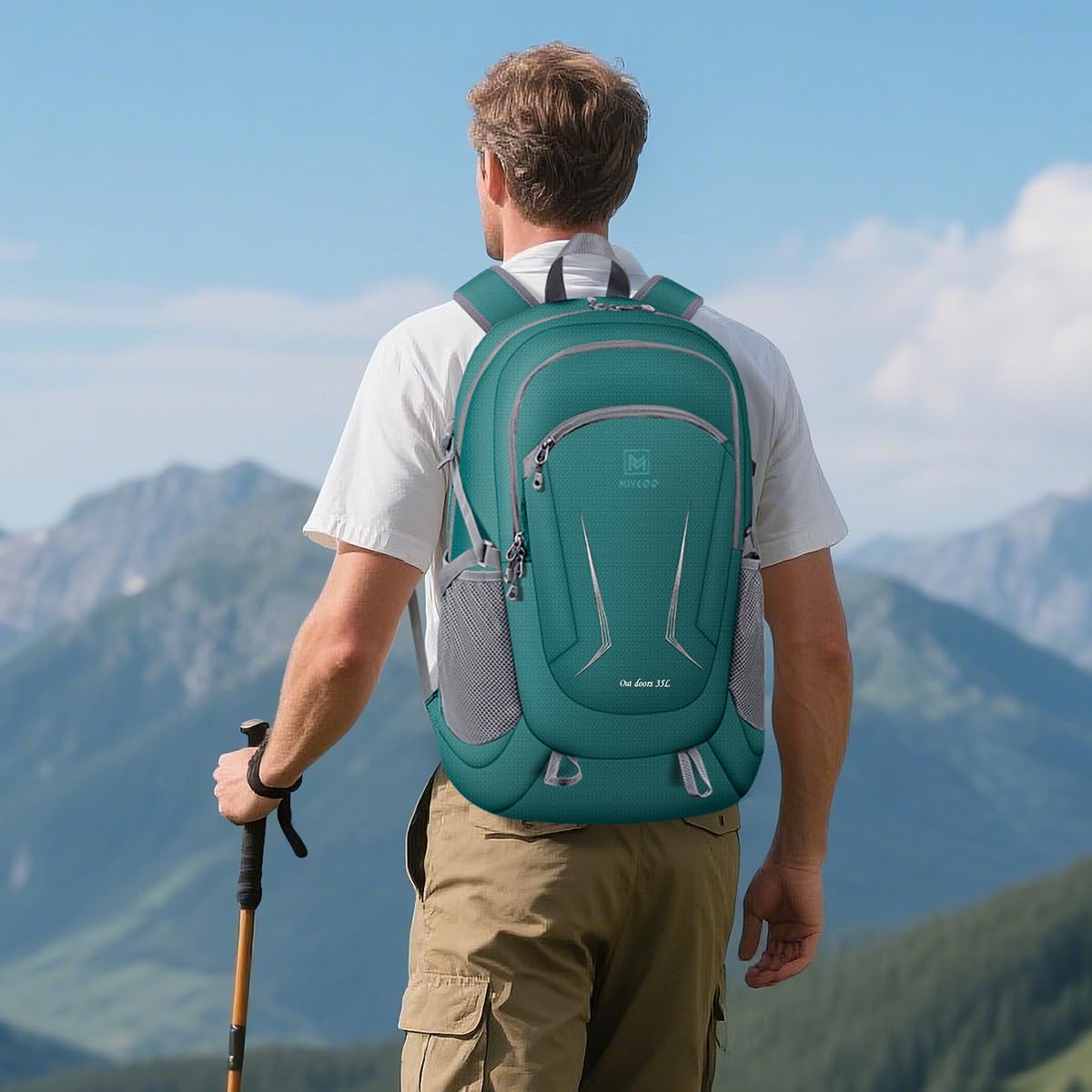 MIYCOO Backpack - Ultra Lightweight Packable Backpack for Travel Camping, Hiking Back Pack Waterproof Foldable Daypack for Men Women Green