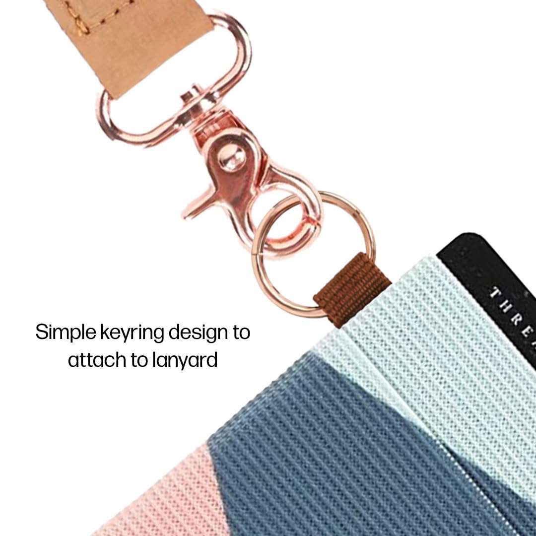 Thread Wallets Ultra Slim Minimalist Card Holder Wallet for Men and Women (Fine Line, One Size)