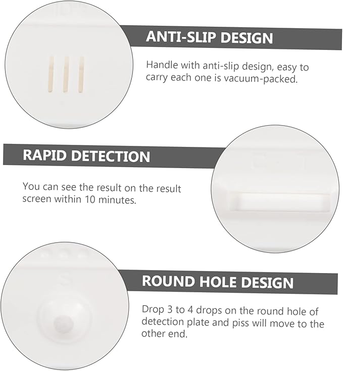 3 pcs Tester Livestock Pregnancy Test Strip Livestock Testing Paper Pregnancy Test Strip for Cow Cattle Test Animal The Cow Plastic Steel White