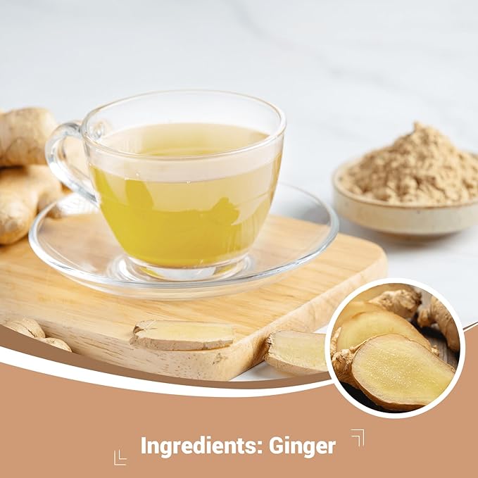 Ginger Root Herbal Tea - Caffeine Free, 8 OZ
