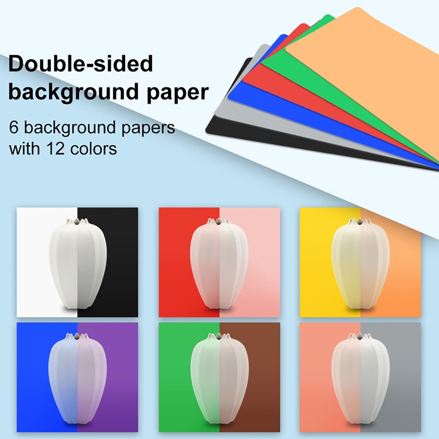 2026 Upgraded Photo Studio Light Box Photography, 10"x10" Professional Foldable Dimmable Shooting Tent Kit with CRI >95 102pcs LED Lights & 6 Kinds of Double-Sided Color Backdrops for Mini Products