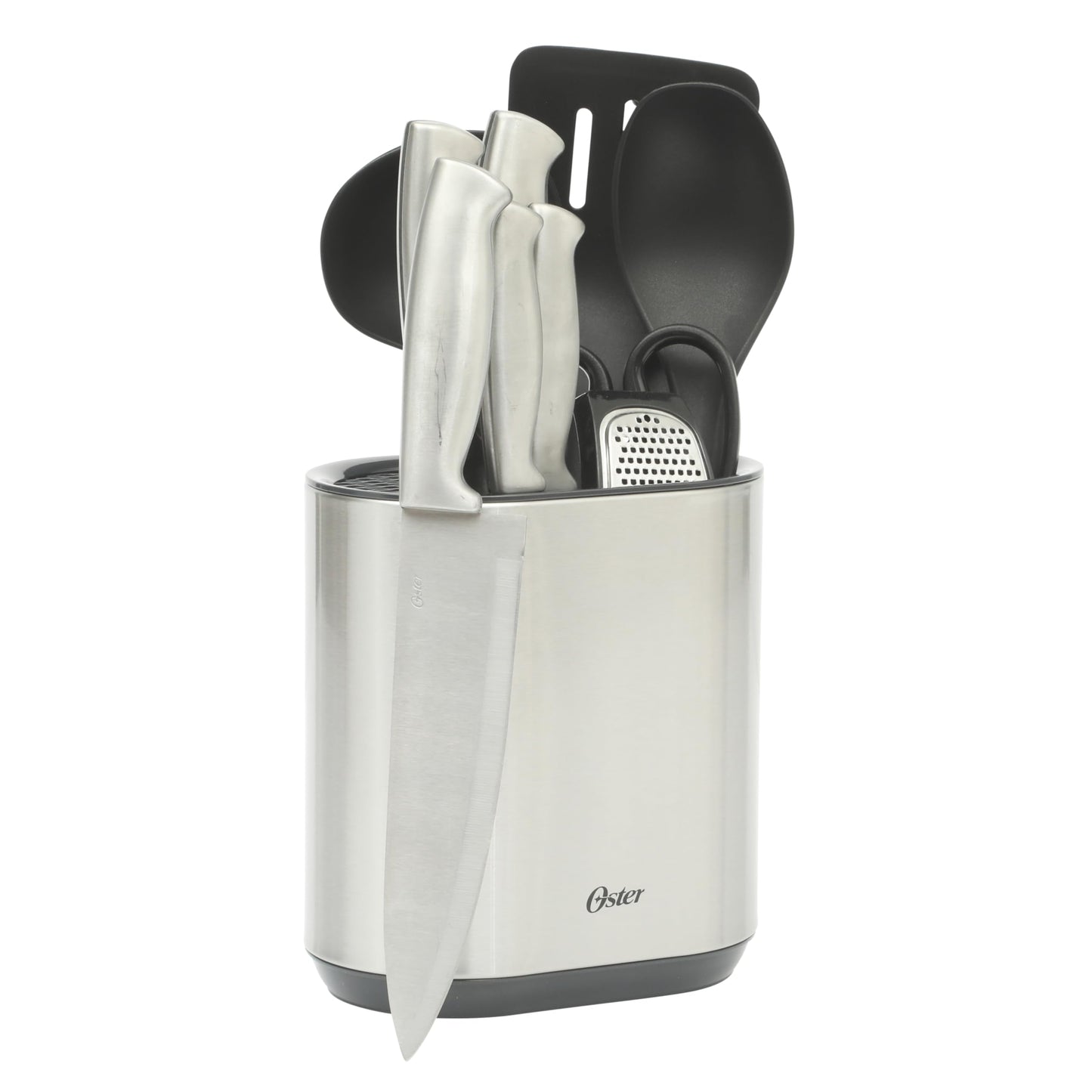 Oster Baldwyn 12 Piece Stainless Steel and Nylon Kitchen Tool and Cutlery Set