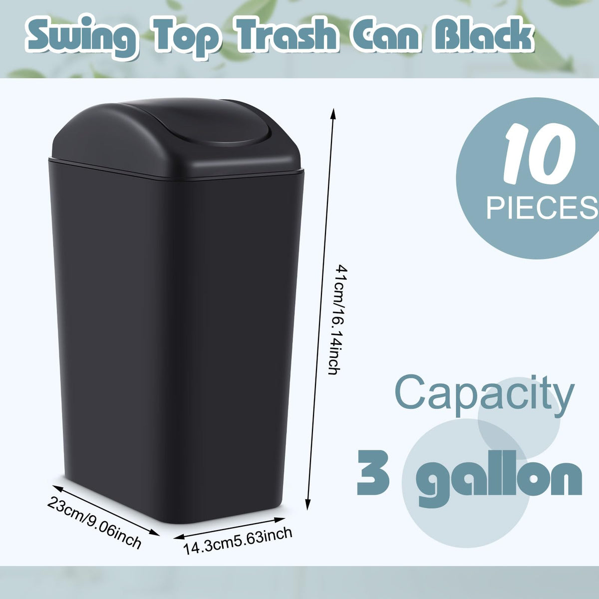 10 Pcs 3 Gallon (10 Count)