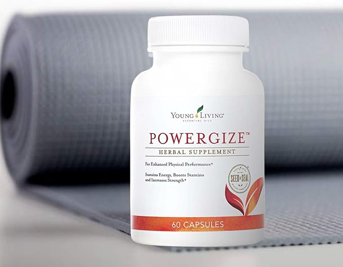 Young Living - PowerGize 60 Capsules | Workout Support Supplement for Men & Women | Supports Muscle Health, Energy, and Stamina for Active Lifestyles