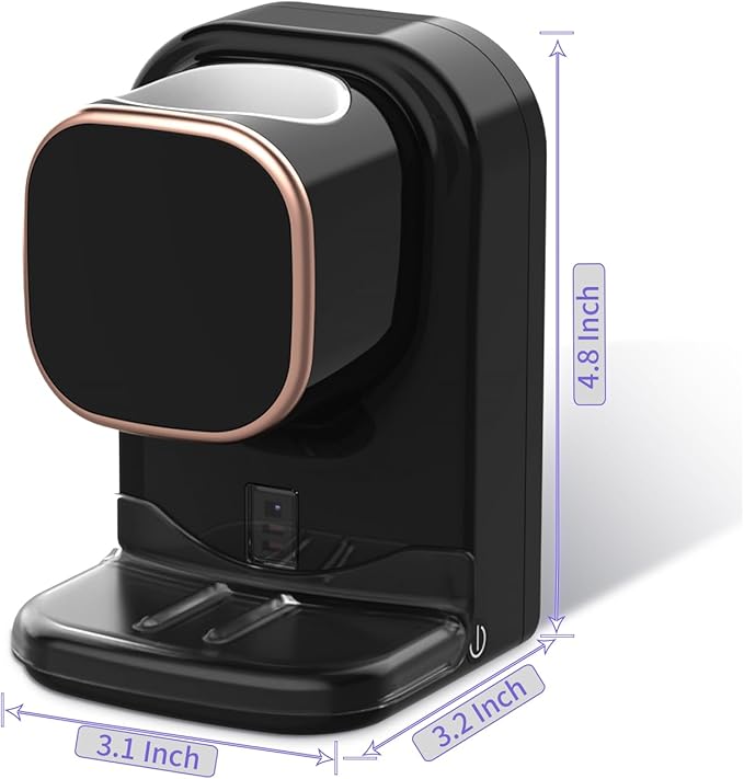 Toothpaste Squeezer,Toothpaste Dispenser Wall Mounted,Automatic Toothpaste Squeezer for Kids and Adult,Quantitative Toothpaste Dispenser Bathroom Accessories (Black)