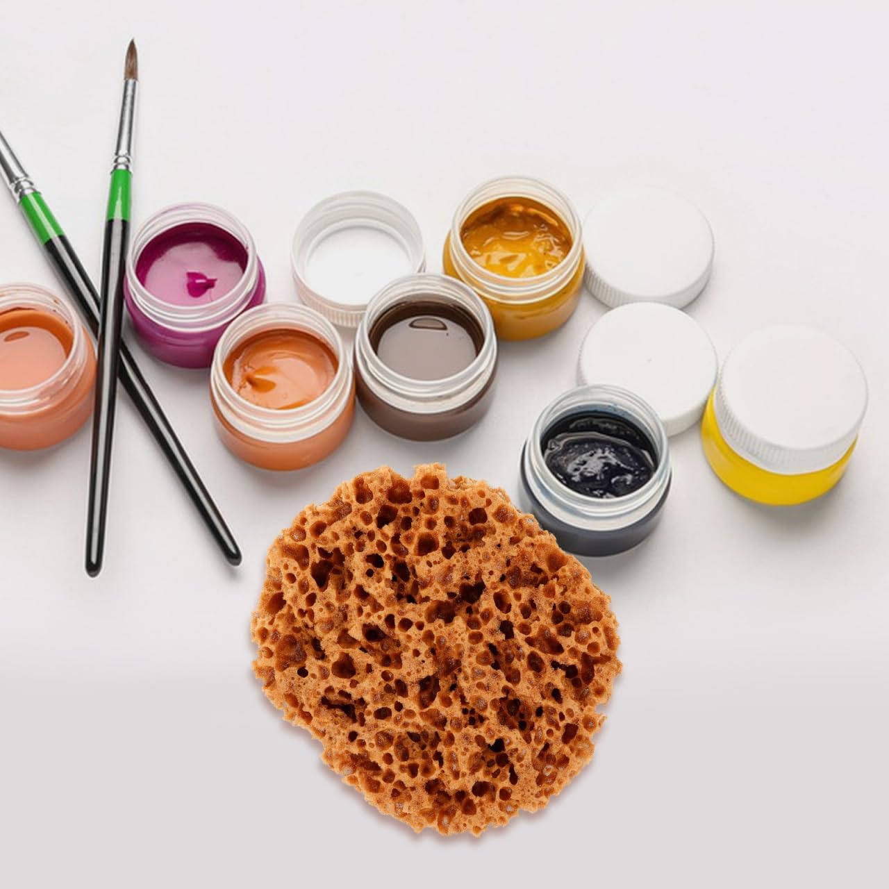 ibasenice Sponge Seaweed Tool, Natural Painting Tool 5.90X4.72X2.75In Reusable Paint Sponge for Arts Crafts Walls Furniture Drywall Texture and Decorative Patterns