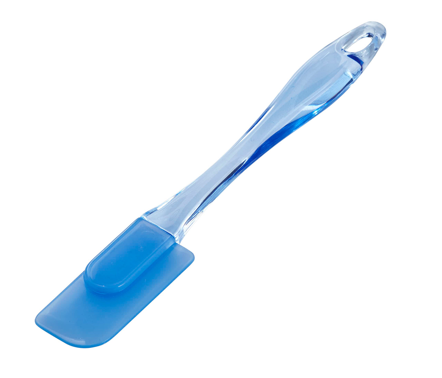 Wilton Easy Flex Silicone Spatula Set - Your Versatile Tools for Mixing, Folding, Scraping, Cooking, Frosting and Serving, Blue, 3-Piece