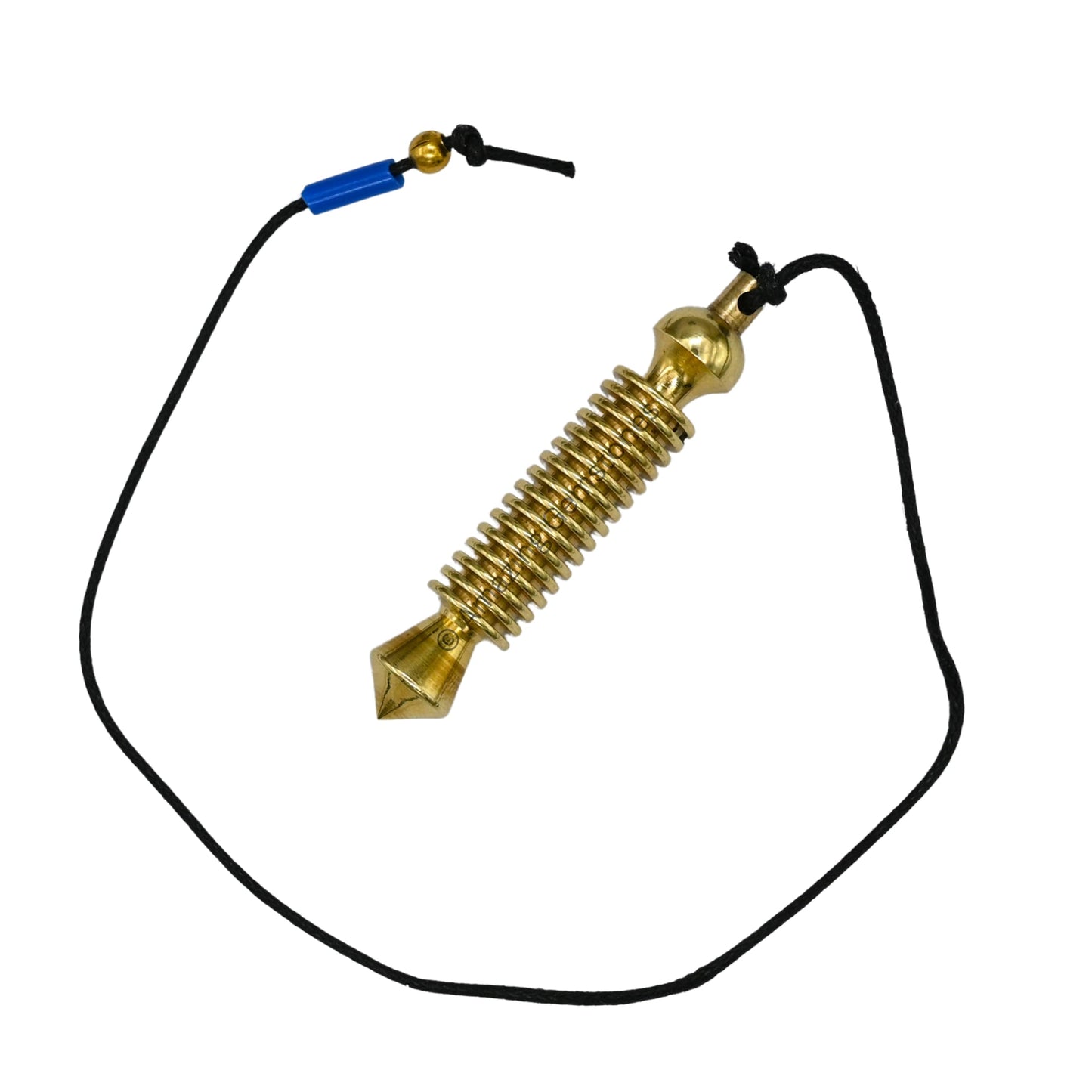 Amazing Gemstone Healing Metal Pendulums for Divination, Gold 16 ISIS Ring Steel Copper Pendulum High Energy Pendulo de Bronce Pendulos de Mesa MP54