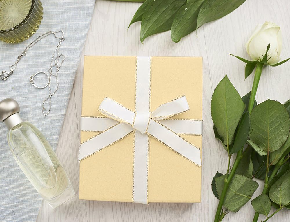 MESHA Brown Jewelry Gift Boxes with Lids 10 PC, 6x5x1 Cotton Filled Jewelry Boxes, Necklace Gift Box, Bracelet Gift Box, Earring Box, Bulk Jewelry Boxes for Shipping, Small Business, Accessories