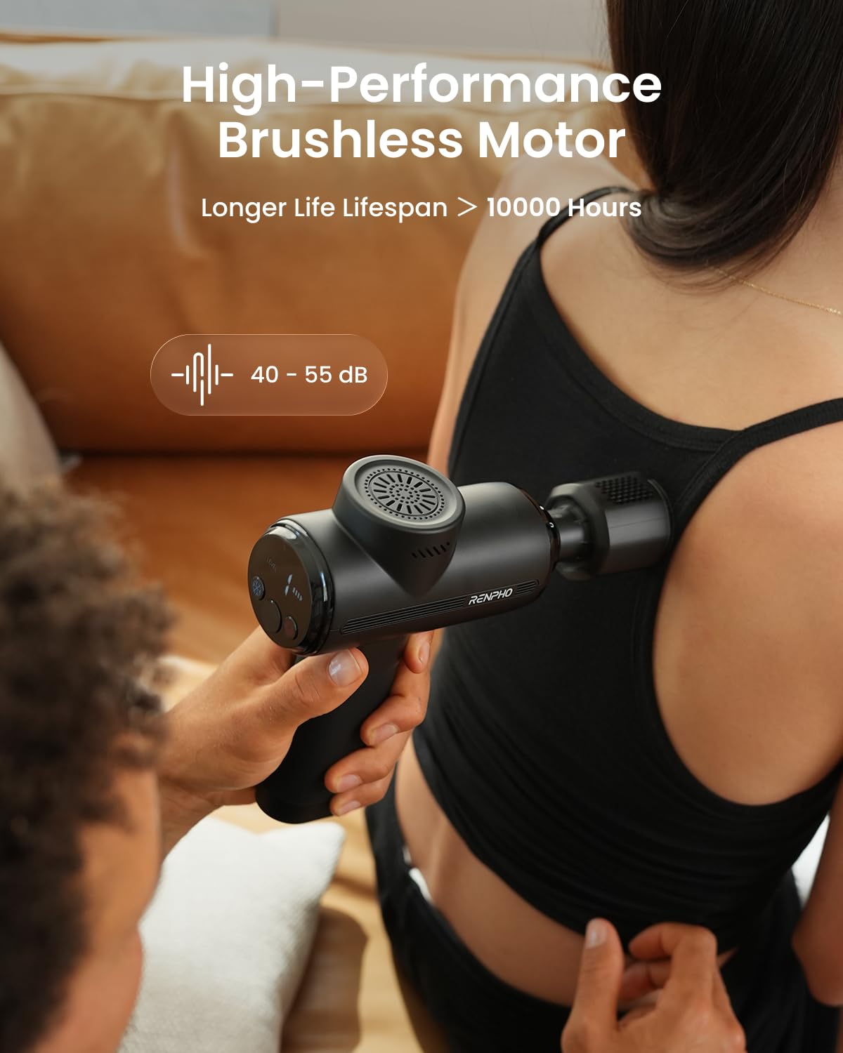 RENPHO Active Thermacool 2 Massage Gun with Heat and Cold, Mothers Day Gifts [2026 Upgraded] Percussion Deep Tissue Handheld Neck Massager, FSA Approved, Muscle Masajeador for Men Women Athletes HSA