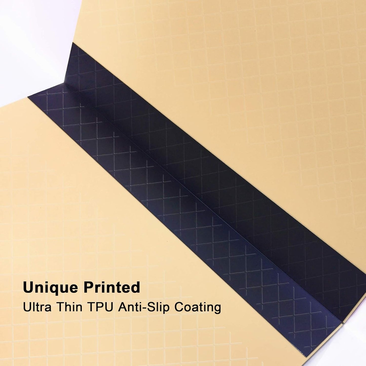 SMARTOP 24"x18" Self Healing 3 Layer Folding Cutting Mat, Non-Slip Non-Reflective, Great for Crafts, Quilting, Sewing, Scrapbooking Molandi Yellow (Molandi Yellow)