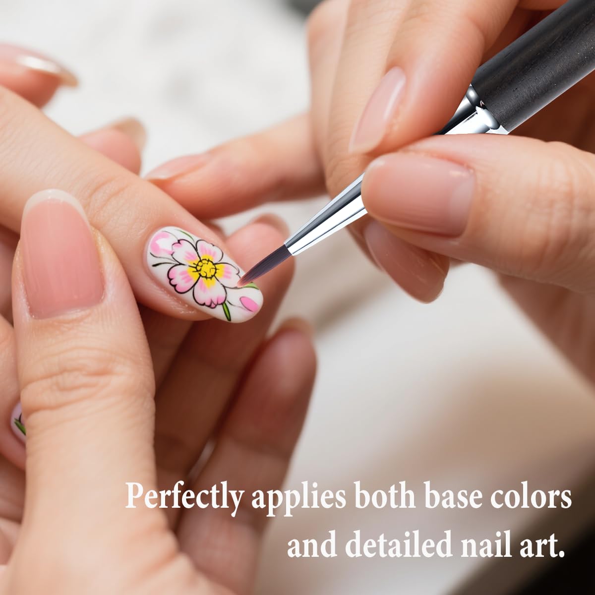 Lucoffeoi Universal Acrylic Nail Brush Tool for Gel and Art Design