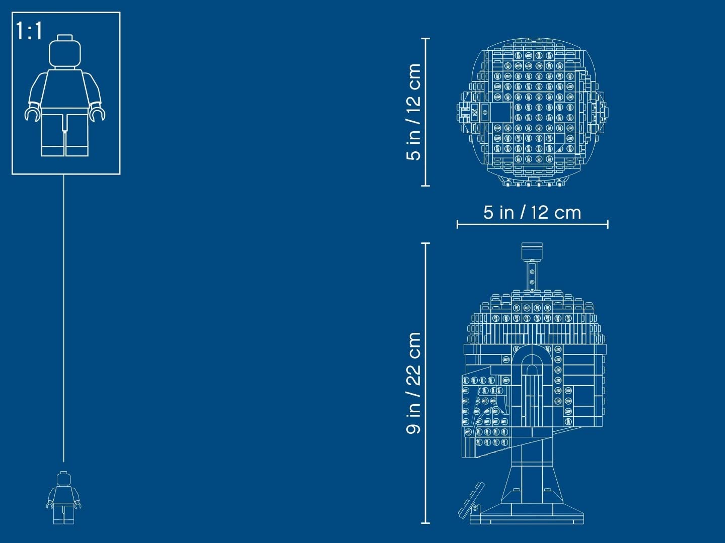 Lego 75277 Star Wars TM Boba Fett Helmet