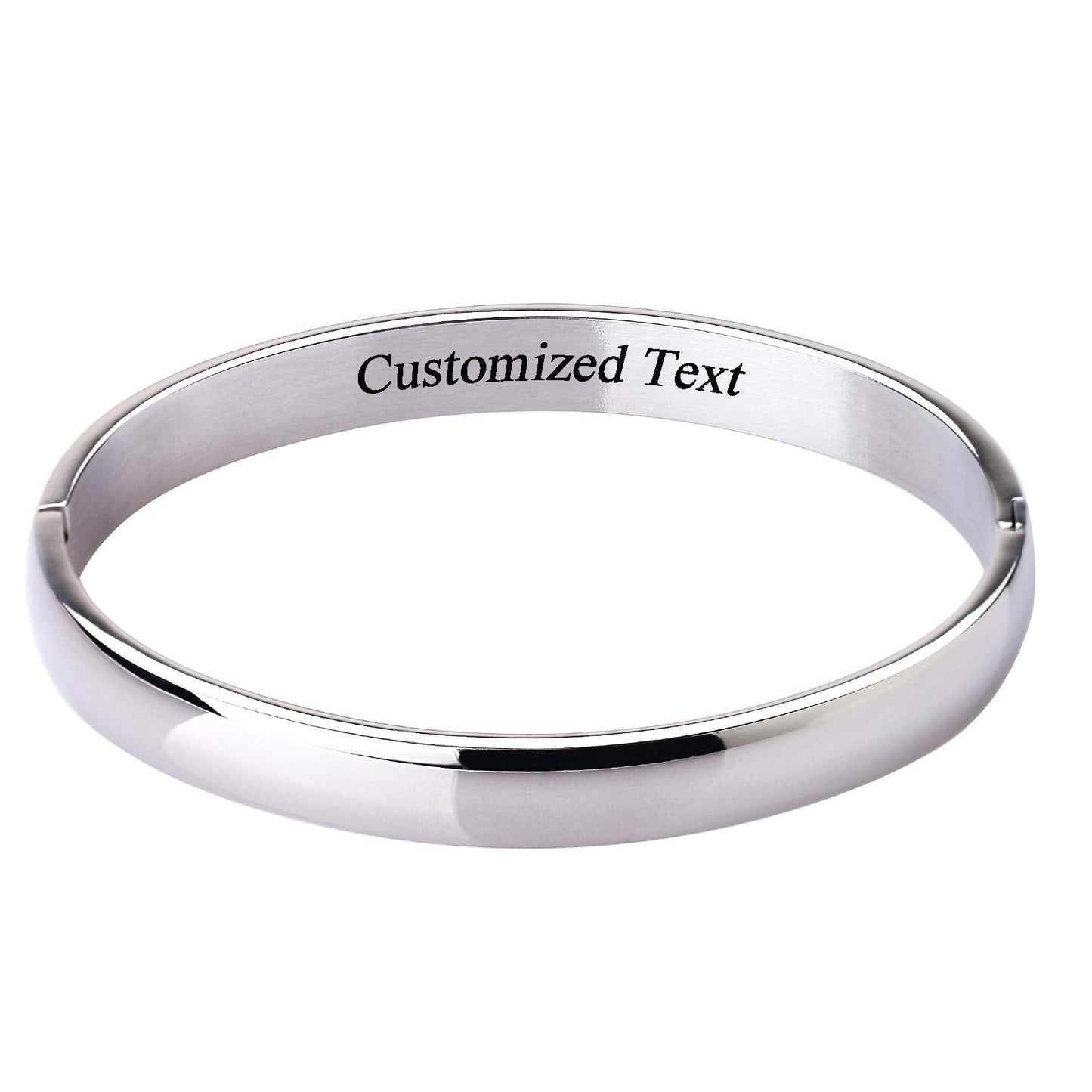 MILAKOO Womens Custom Engraving Bracelets Personalized Bracelet for Couples Family