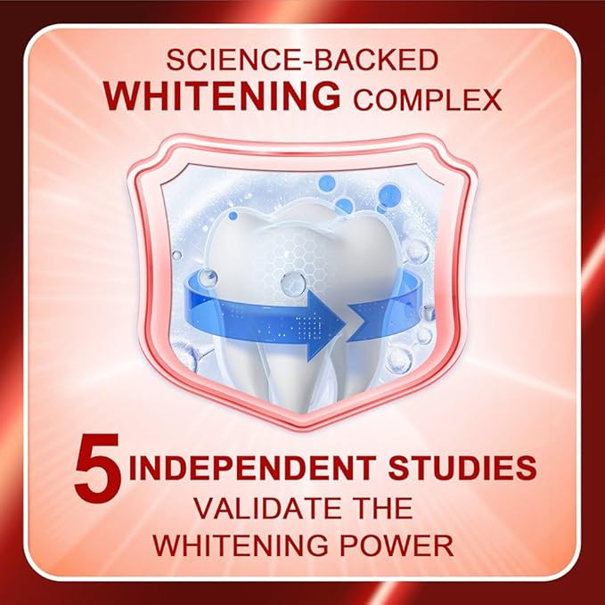 SP 6 Probiotic Whitening Toothpaste - Upgraded Formula for Whiter Teeth, Fresh Breath & Healthy Gums