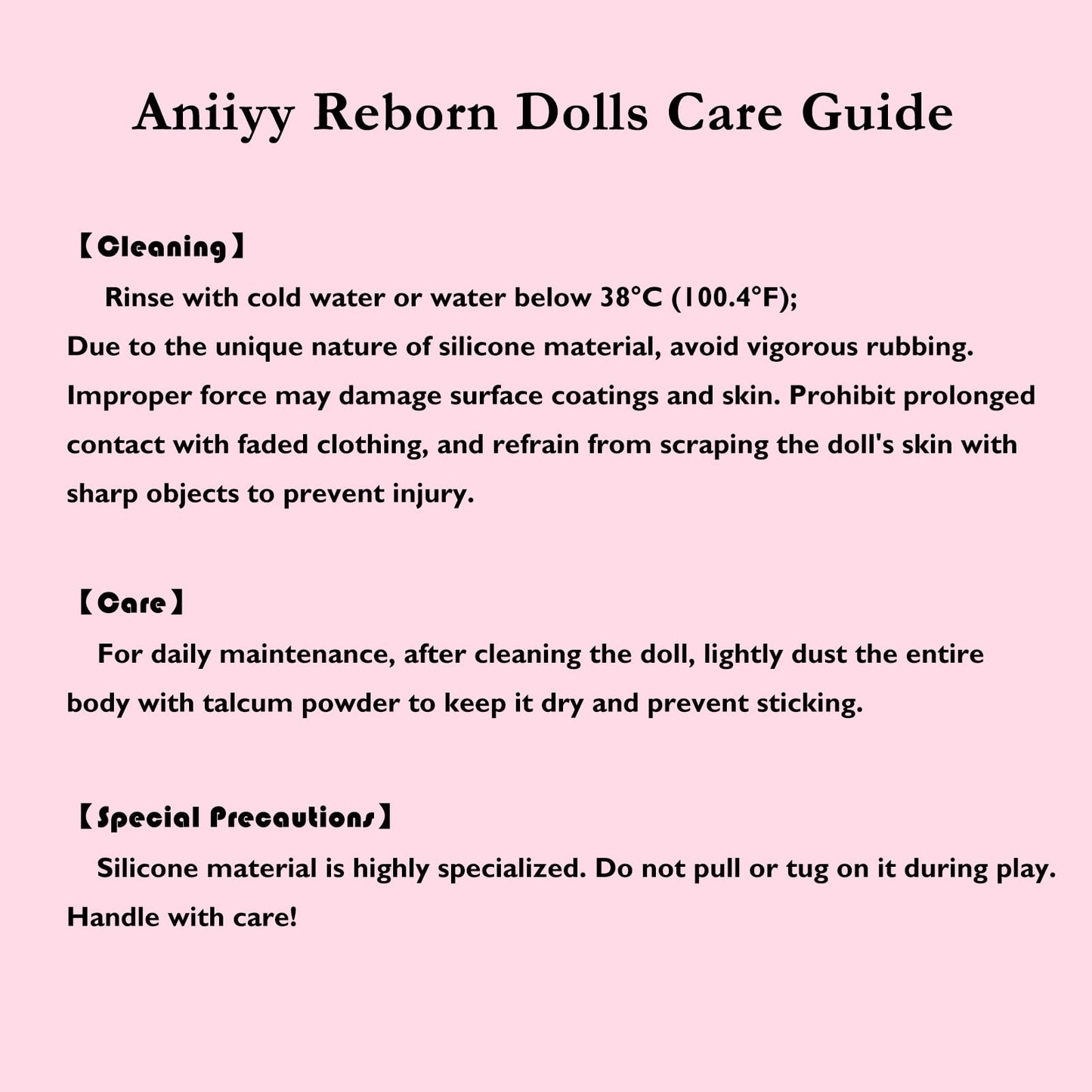 Aniiyy 18 Inch Full Body Silicone Baby Doll, Realistic Solid Silicone Reborn Dolls with Handrooted Hair,Poseable Real Life Newborn Baby