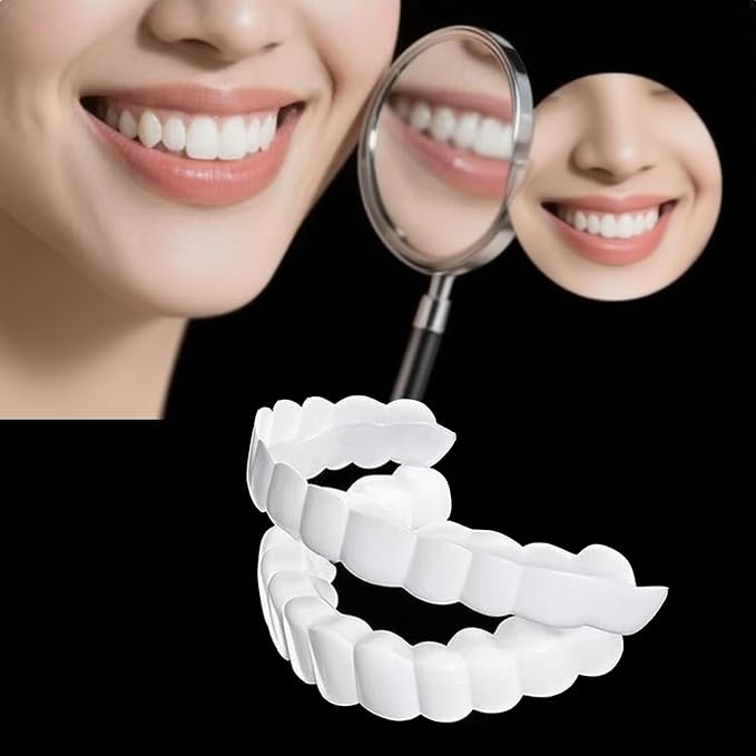 ‌2 Pairs Adjustable Temporary for Men & Women, Natural Comfortable Design to Restore Confident Smile (5)