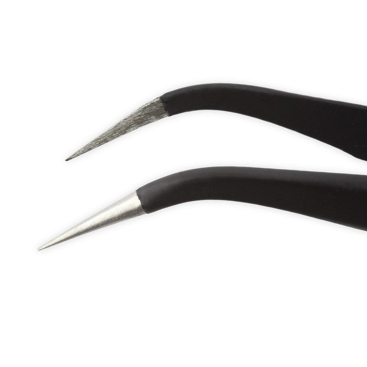 iFixit Precision Tweezers Set - Extra Fine, Angled, Blunt Tips for Electronics, Hobby, Industrial, Professional, Craft