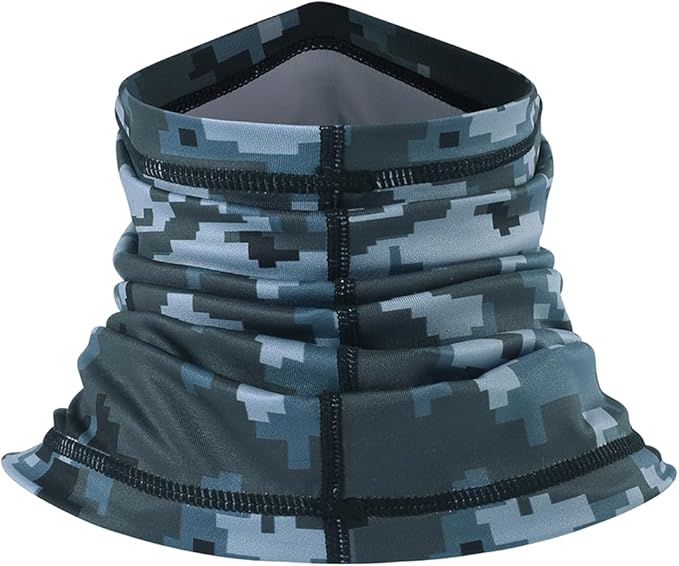 UV Protection Cooling Neck Gaiter Face Mask Scarf for Men - Windproof Neck Cover Bandana Neck Warmer Mask