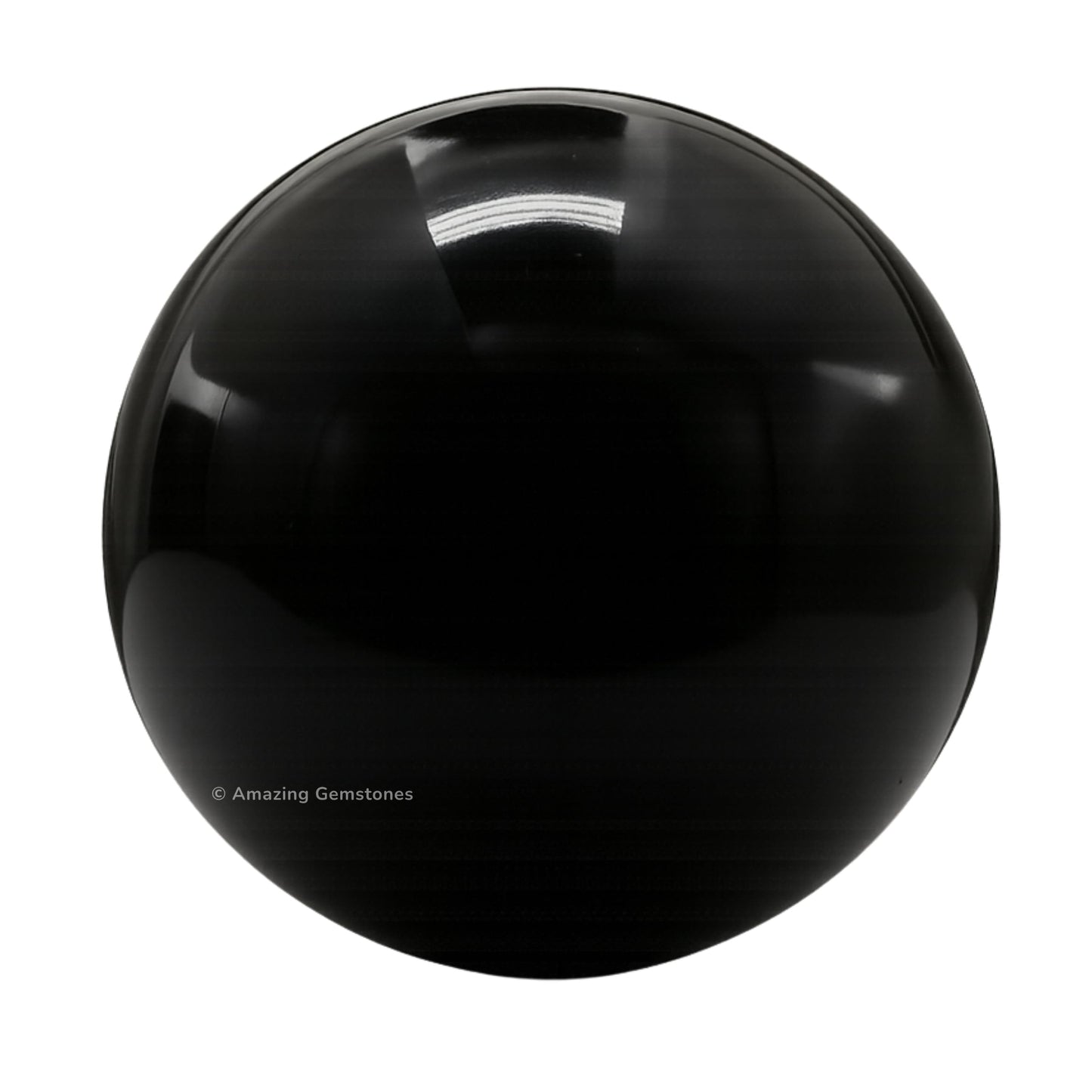 Amazing Gemstone Black Obsidian Crystal Ball with Stand - 2" Inches Crystal Sphere Meditation Balls for Witchcraft and Decorative Balls