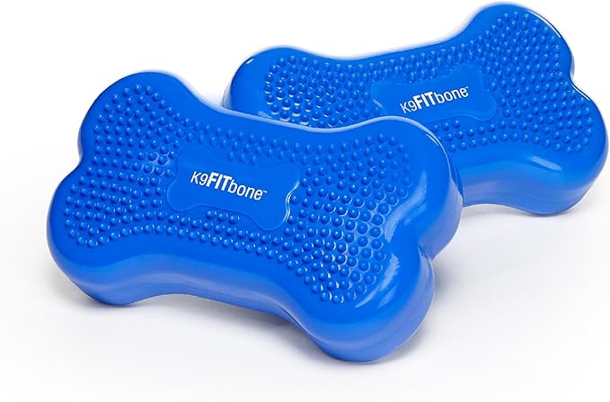 FitPaws® Mini K9FITbone® Dog Balance and Exercise Equipment, Blue, 2-Pack