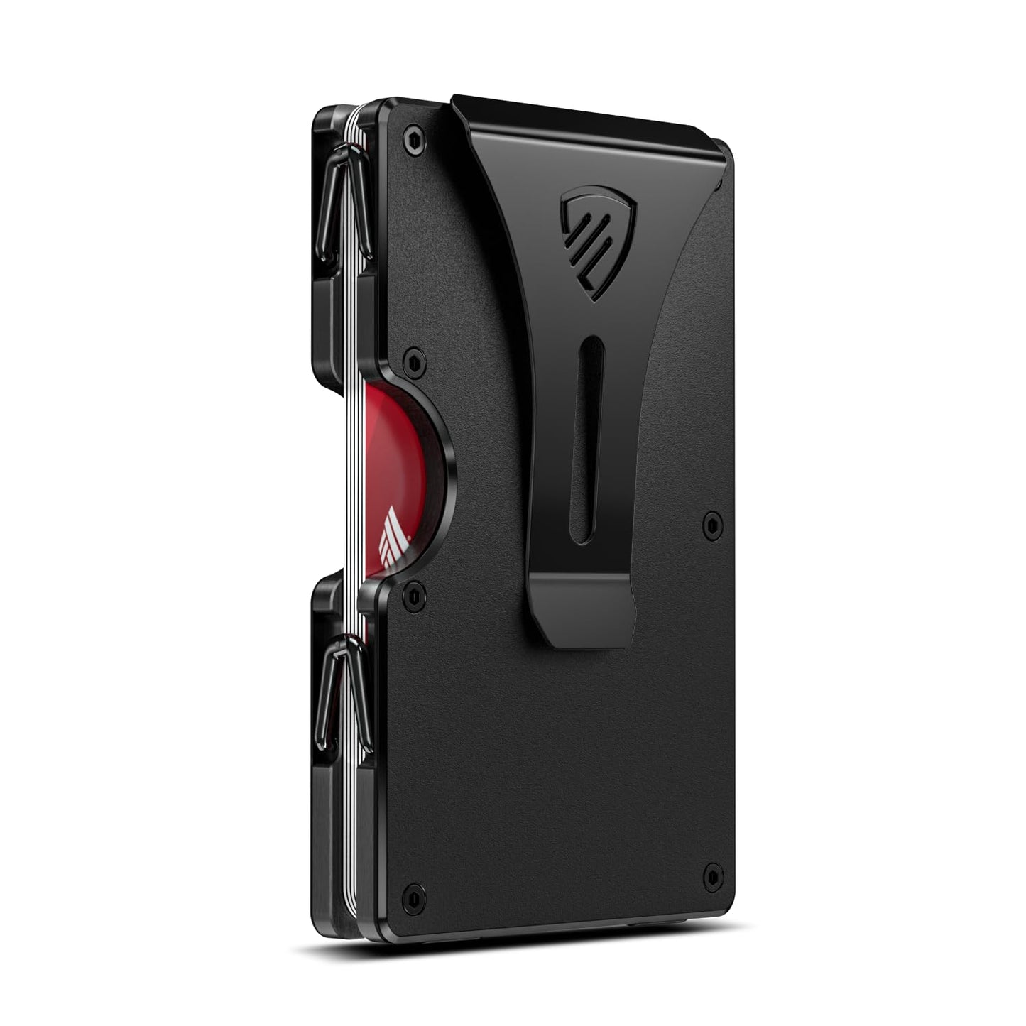 RUNBOX Slim Wallet for Men - RFID Blocking Metal Card Holder with Money Clip,Minimalist Thin Front Pocket Wallet, Holds 15 Cards,Gifts for Men,Men's Accessories