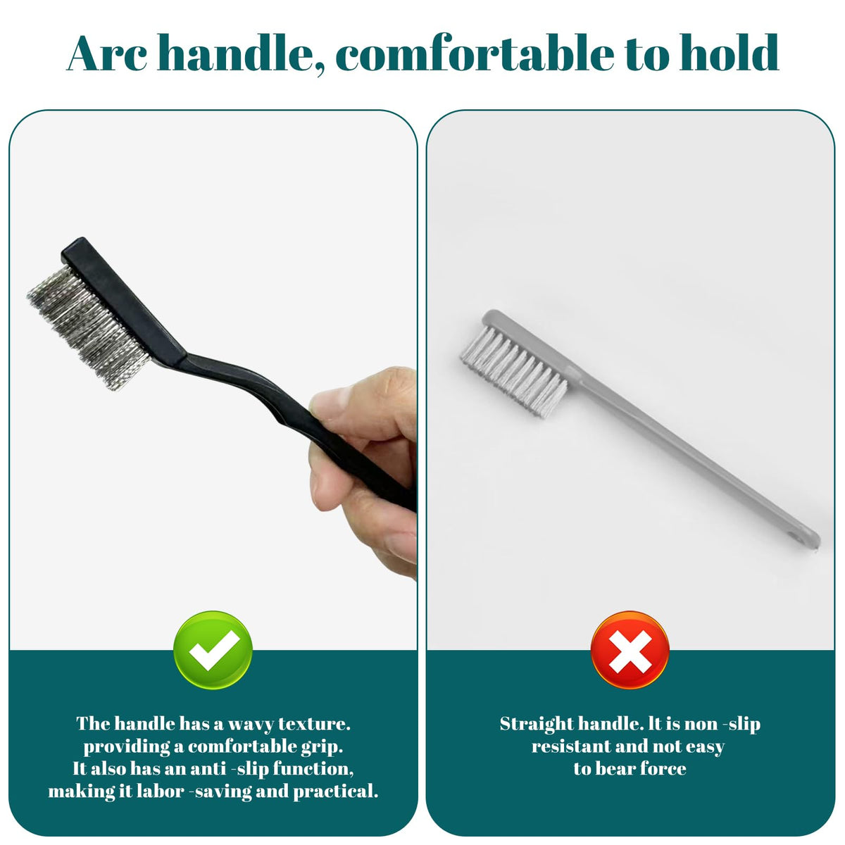 80 Pcs Mini Wire Brush Stainless Steel Brush Set