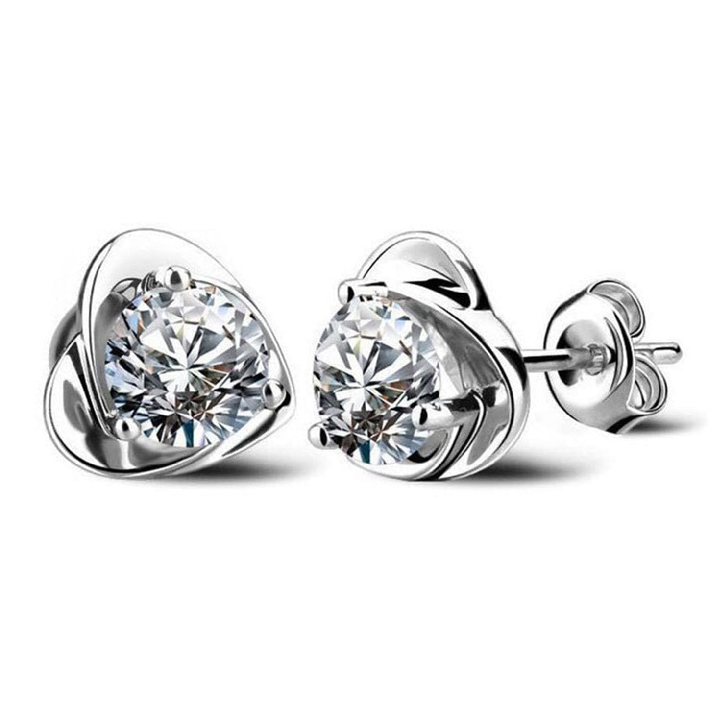 Lymphatic Earrings for Women Negative Lon Lymph Detox Earrings Lymphvity Germanium Earring Drainage Slimming Jewelry Gift (Clear)