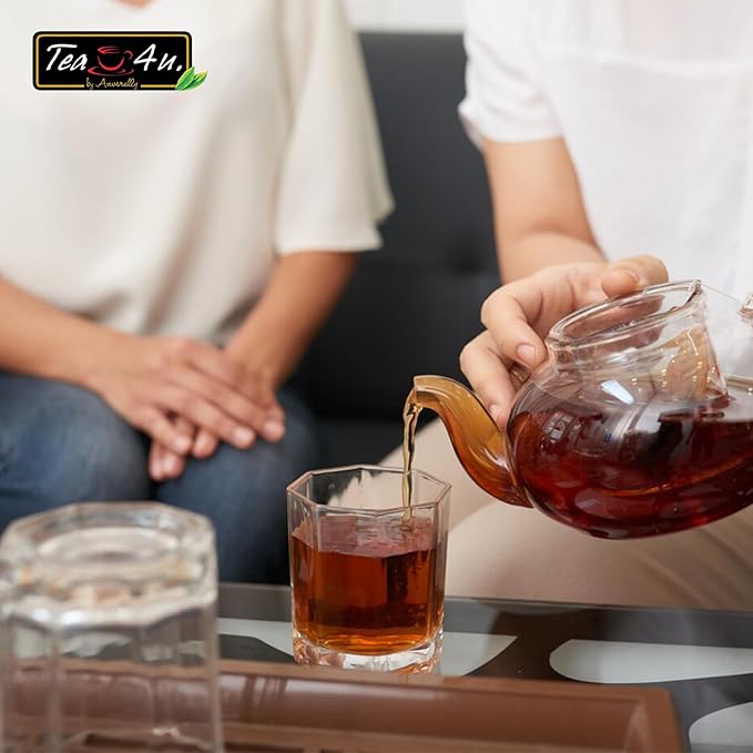 Tea4U Flavored Black Ceylon TeaBags (Ginger) - Ideal Quality from Sri Lanka's Finest Leaves and Expertly Blended - 25 Count