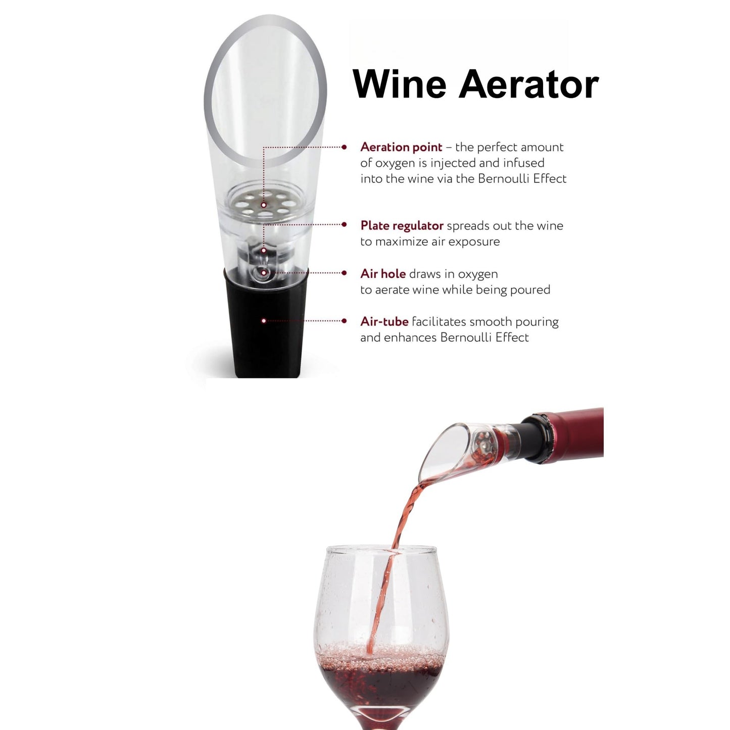 Electric Opener Set With Base, Accessories Including Rechargeable Corkscrew, Aerator, Stoppers and Foil Cutter - Perfect Gifts for Wine Lovers